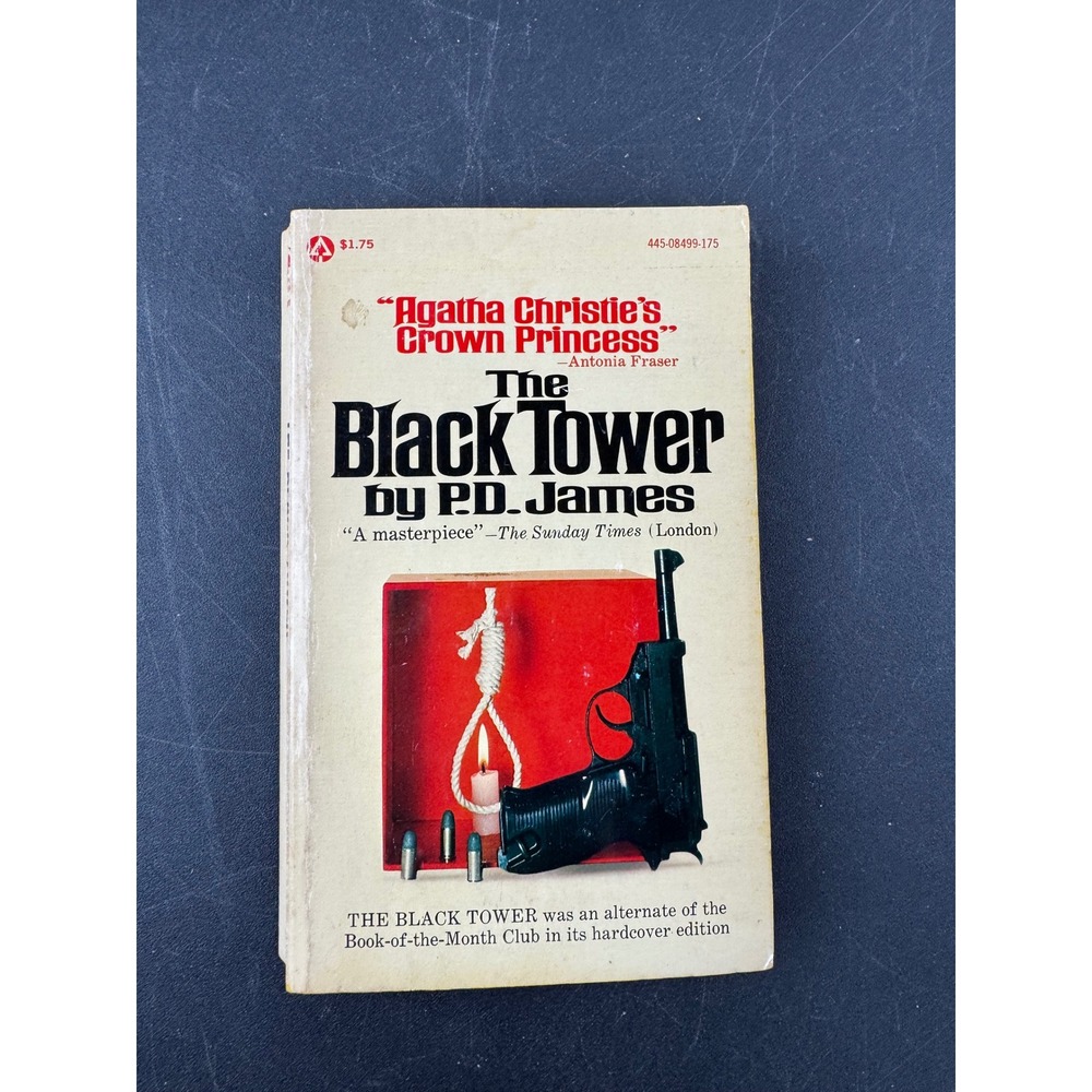 The Black‎ Tower P.D. James Vintage 1976 Paperback Adam Dalgliesh Mystery Novel